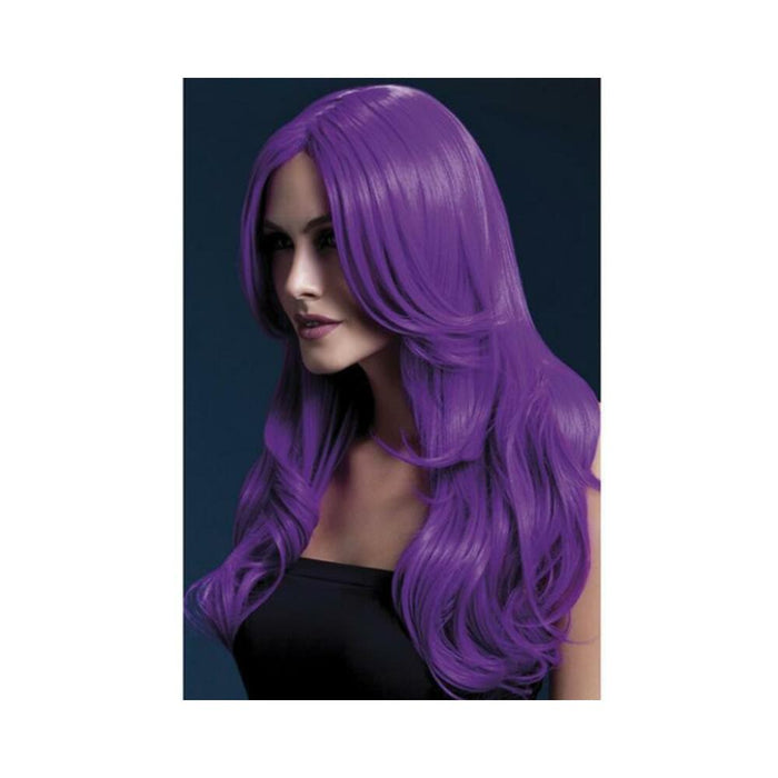 Smiffy The Fever Wig Collection Khloe - Neon Purple