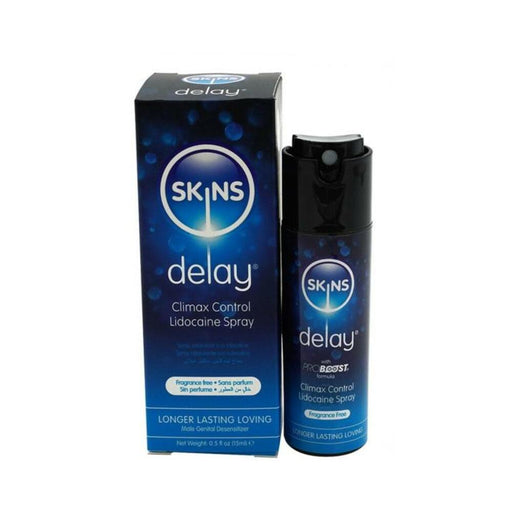 Skins Lidocaine Delay Spray 15ml | SexToy.com