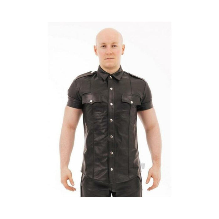 Prowler Red Punch Hole Shirt Blk Lg