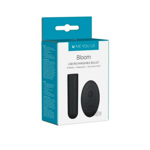 Me You Us Bloom Recharge Bullet Black | SexToy.com