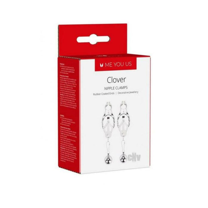 Me You Us Clover Nipple Clamps Silver | SexToy.com