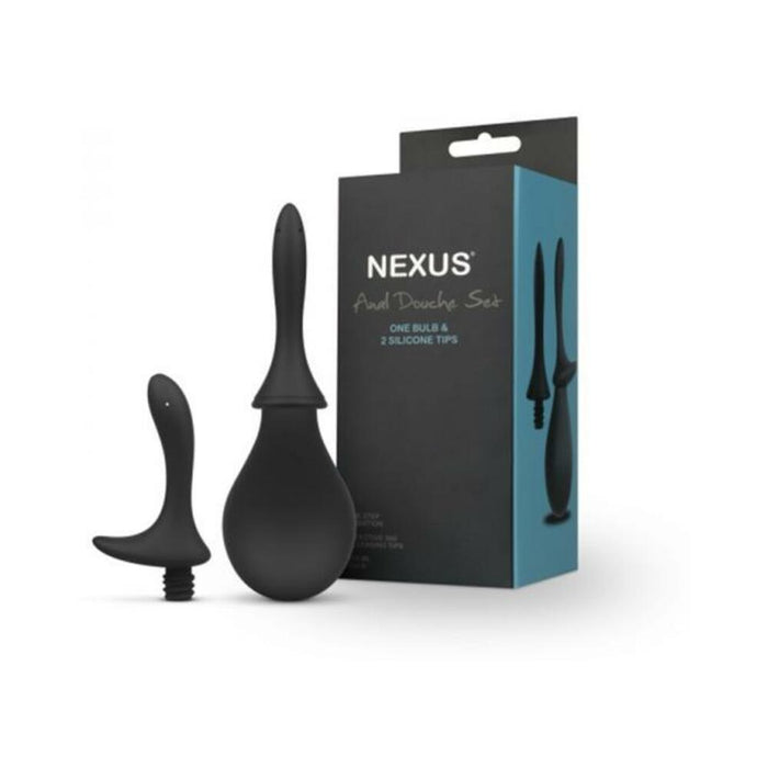 Nexus Anal Douche Set Silicone Black | SexToy.com