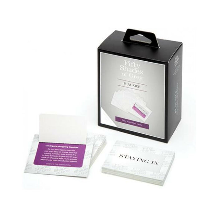 Fifty Shades Of Grey Play Nice Date Night Card Game | SexToy.com
