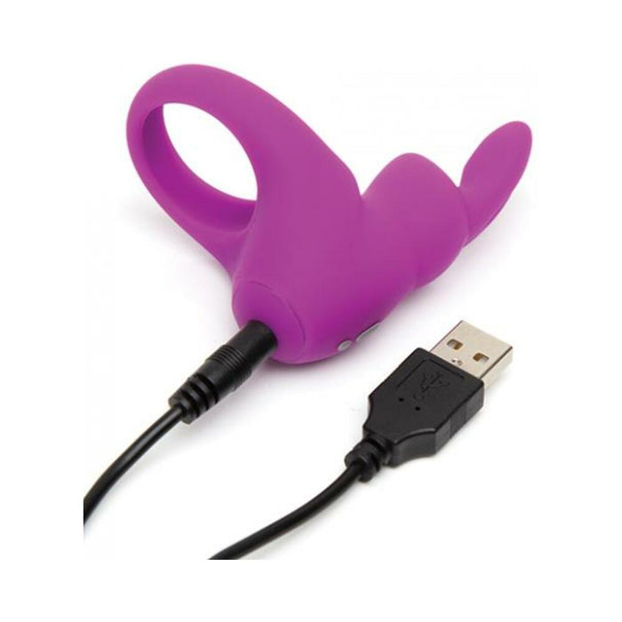 Happy Rabbit Rechargeable Cock Ring Purple | SexToy.com