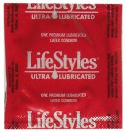 Lifestyles Ultra Lubricated Latex Condoms 12 Pack