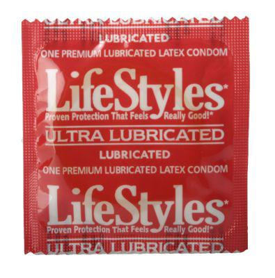 Lifestyles Ultra Lubricated Latex Condoms 100 Pack