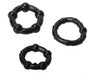 Black Performance Erection Rings - Packaged | SexToy.com