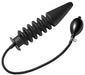 Accordion Inflatable XL Anal Plug Black | SexToy.com