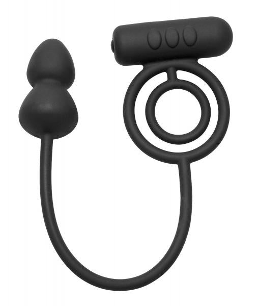 Prostatic Play Voyager 1 Vibrating Cock Ring Anal Plug | SexToy.com