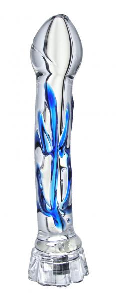 Chakra Illuminating Glass Dildo | SexToy.com