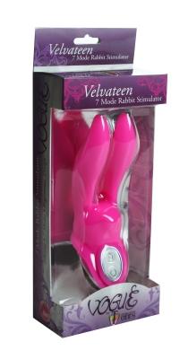Velvateen 7 Mode Silicone Rabbit Stimulator | SexToy.com