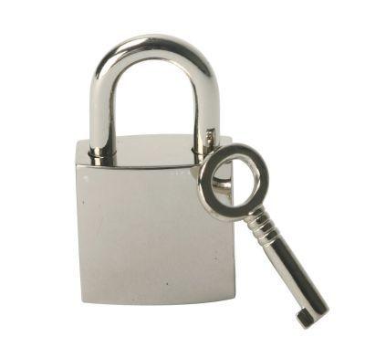 Chrome Lock with 2 Keys