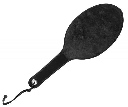 Strict Leather Round Fur Lined Paddle | SexToy.com