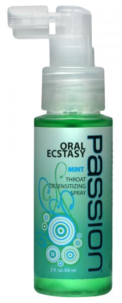 Passion Oral Ecstasy Throat Desensitizing Spray 2oz | SexToy.com