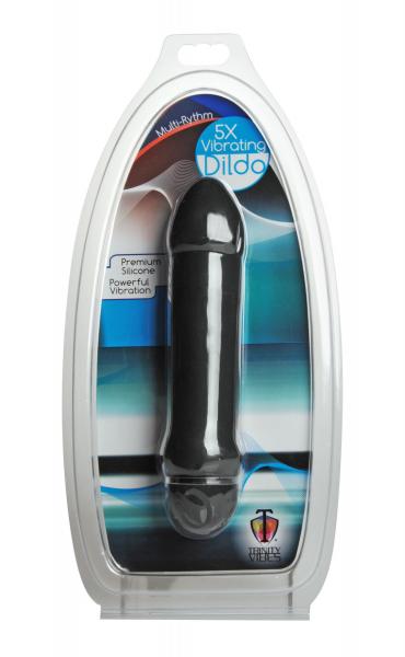 Multi Rhythm 5x Mode Vibrating Silicone Dildo | SexToy.com