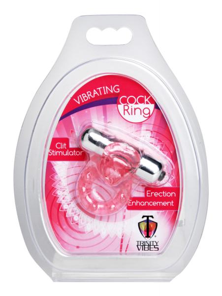 Lick Her Vibrating Cock Ring Pink | SexToy.com