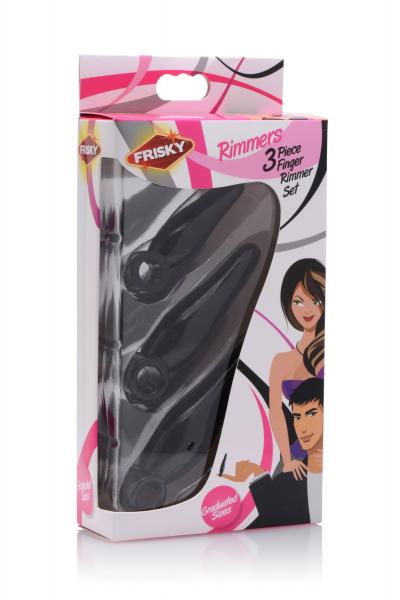 Rimmers 3 Piece Finger Bum Tickler Set Black | SexToy.com