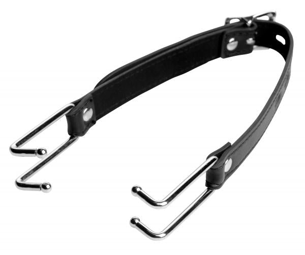 Strict Claw Hook Mouth Spreader Black Leather | SexToy.com
