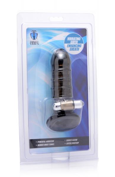 Vibrating Girth Enhancing Sheath Black | SexToy.com