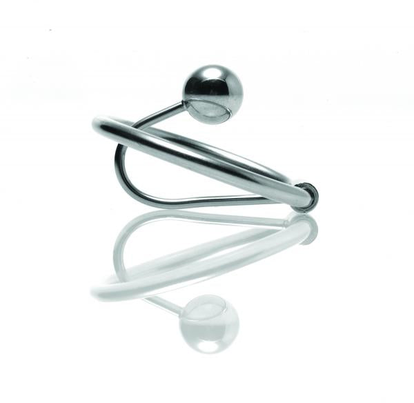 Halo Urethral Plug With Glans Ring Steel Silver | SexToy.com