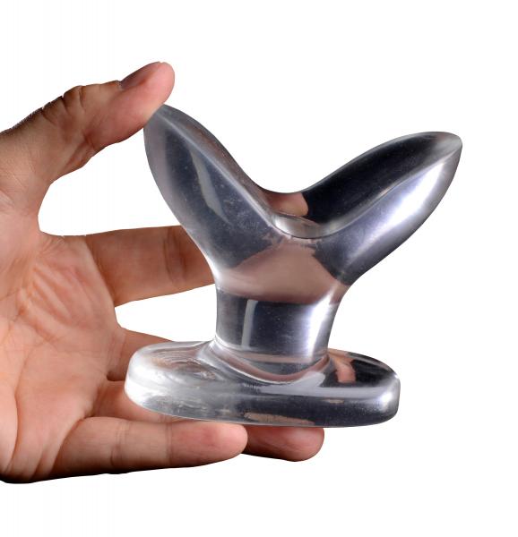 Anchored Clear Expanding Anal Plug | SexToy.com