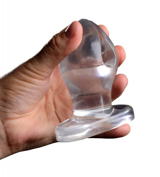 Anchored Clear Expanding Anal Plug | SexToy.com