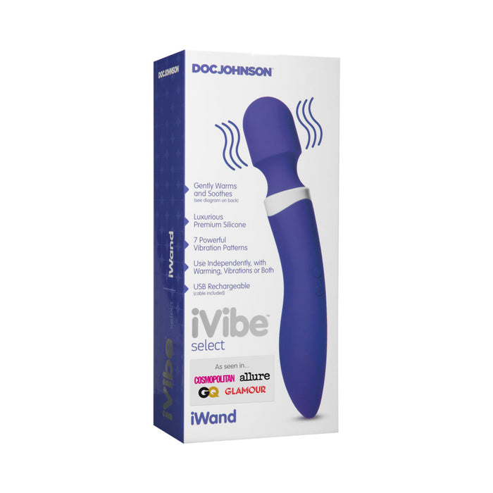 iVibe Select iWand Body Massager Gently Warms | SexToy.com