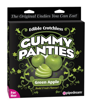 Edible Crotchless Gummy Panties Green Apple | SexToy.com