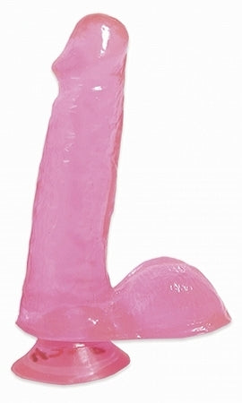 Basix Dong With Suction Cup 6 Inches Pink | SexToy.com