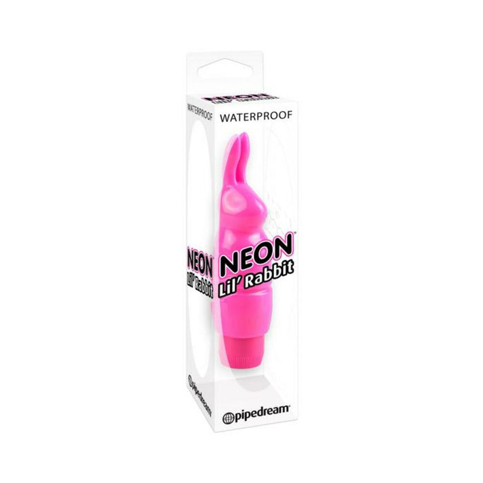 Neon Lil Rabbit Pink Bullet Vibrator | SexToy.com