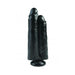 King Cock 9in Two Cocks One Hole Black | SexToy.com