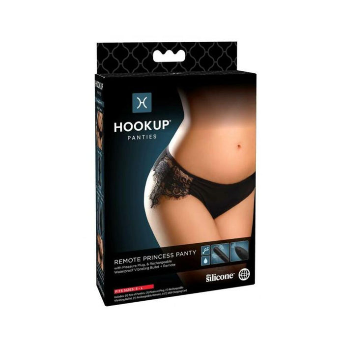Hookup Remote Princess Panty Black Fits Size S-l | SexToy.com