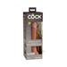 King Cock Elite Silicone Dual-density Cock 7 In. Tan | SexToy.com