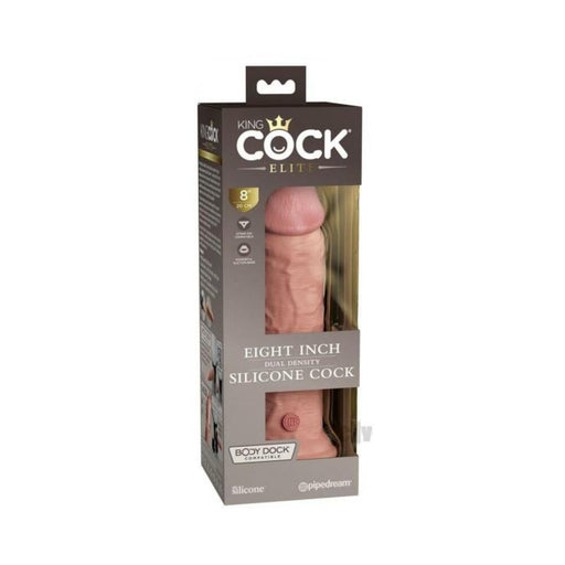 King Cock Elite Silicone Dual-density Cock 8 In. Light | SexToy.com