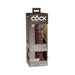 King Cock Elite Silicone Dual-density Cock 8 In. Brown | SexToy.com