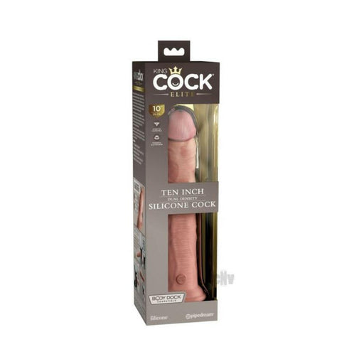 King Cock Elite Silicone Dual-density Cock 10 In. Light | SexToy.com