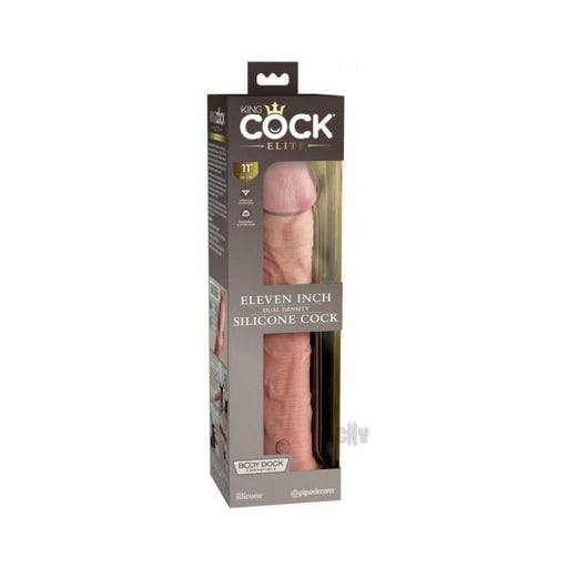 King Cock Elite Silicone Dual-density Cock 11 In. Light | SexToy.com