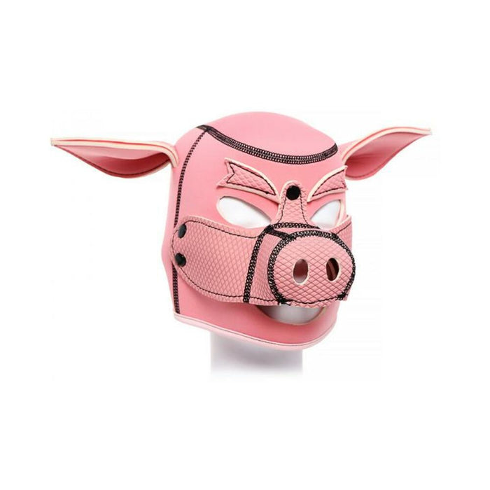 Ple'sur Neoprene Pig Mask Hood Pink