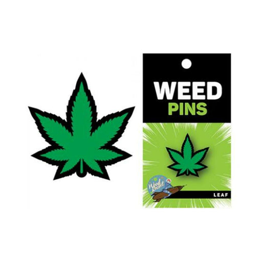 Weed Pin Green Marijuana Leaf | SexToy.com