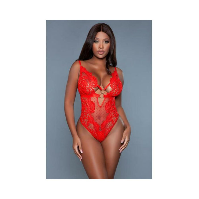 Bewicked Olivia Bodysuit Red M