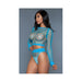 Play with Me Bodystocking Turquoise OSQ | SexToy.com