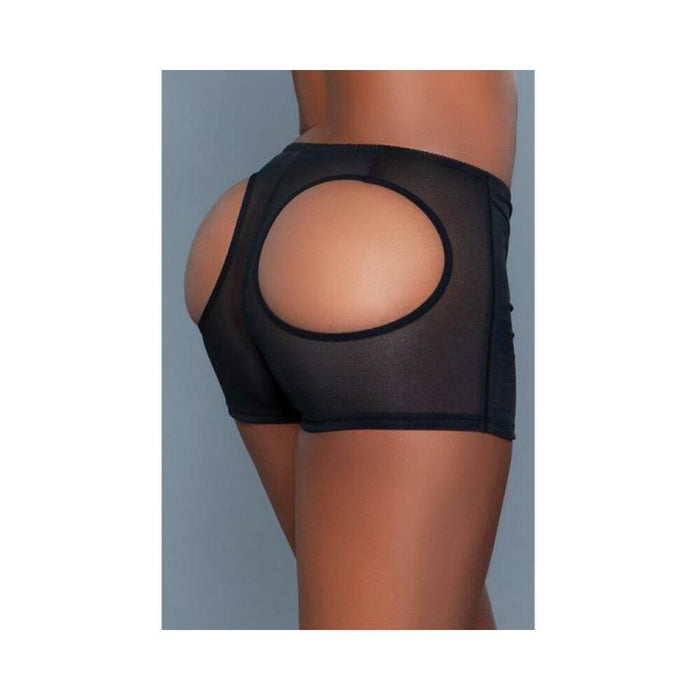 Bewicked Butt Booster Boyshort Black M