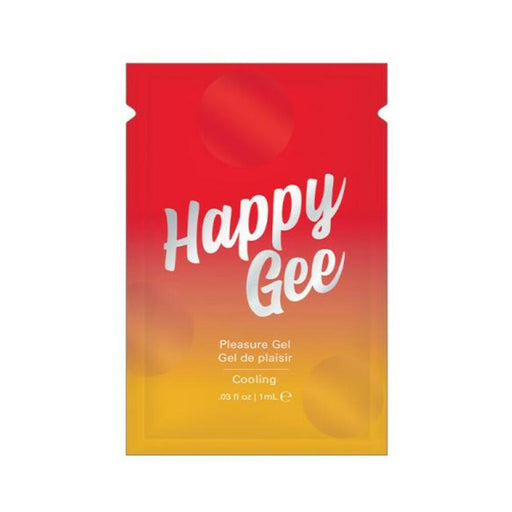 Happy Gee Cooling Pleasure Gel (bulk Pack/24 Pcs) .03 Oz Foils | SexToy.com