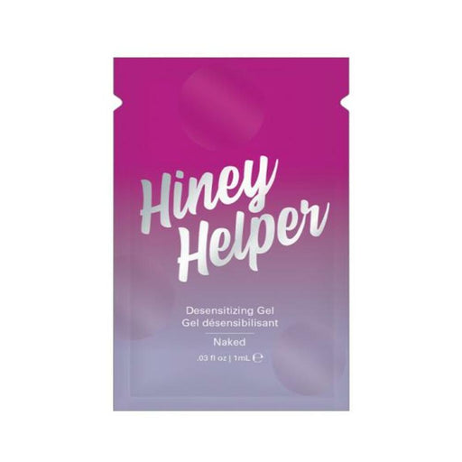 Hiney Helper Desensitizing Gel .03 Oz Foil | SexToy.com