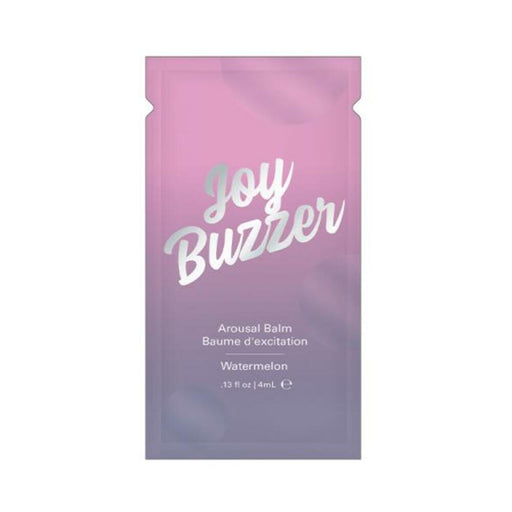 Joy Buzzer Clitoral Arousal Balm Watermelon (bulk Pack/24 Pcs) .13 Oz Foil | SexToy.com