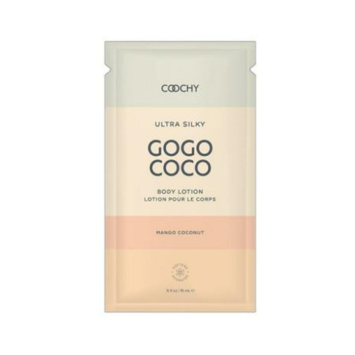 Coochy Ultra Silky Body Lotion Mango Coconut .35 Fl. Oz./10 Ml Foil 24-piece Bulk Bag
