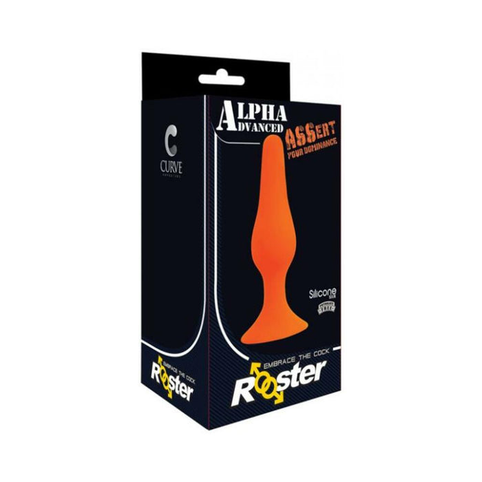 Rooster Alpha Advanced Anal Plug Orange | SexToy.com