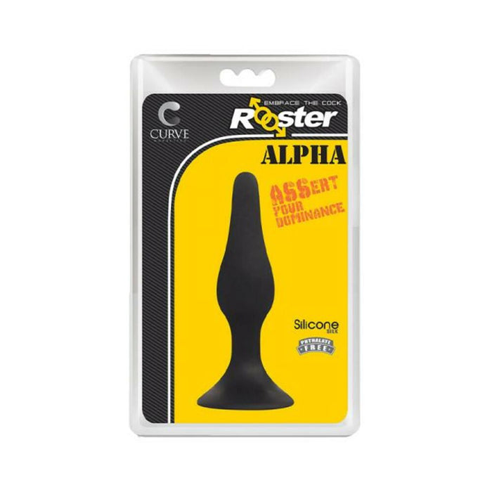 Rooster Alpha Anal Plug Black | SexToy.com
