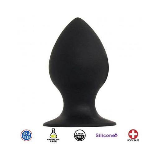 Rooster Daddy-o Small Anal Plug Black | SexToy.com