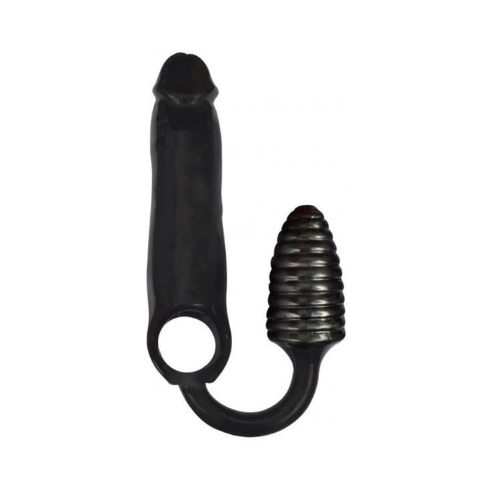 Rooster Xxxpander Ribbed Sheath Black | SexToy.com